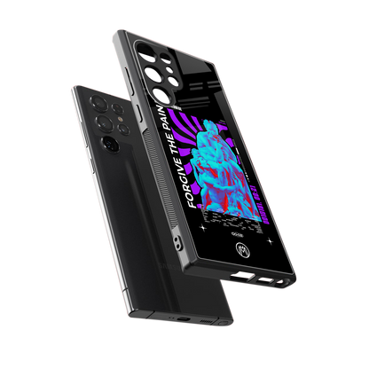 forgive the pain back phone cover | glass case for samsung galaxy s23 ultra