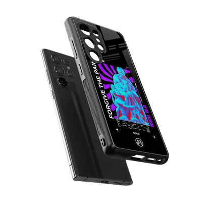 forgive the pain back phone cover | glass case for samsung galaxy s25 ultra