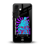 forgive the pain back phone cover | glass case for samsung galaxy s25 plus