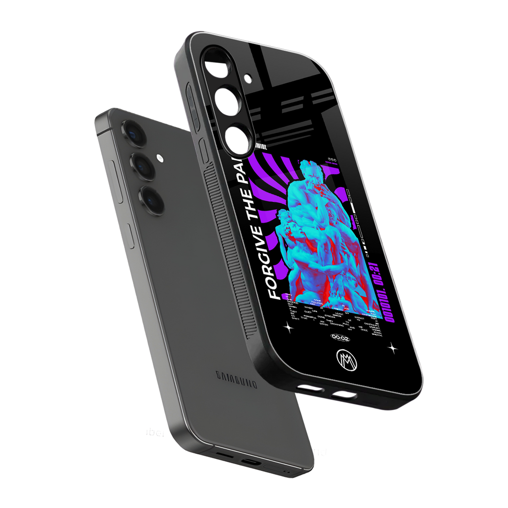 forgive the pain back phone cover | glass case for samsung galaxy s24 fe