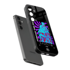 forgive the pain back phone cover | glass case for samsung galaxy s24 plus