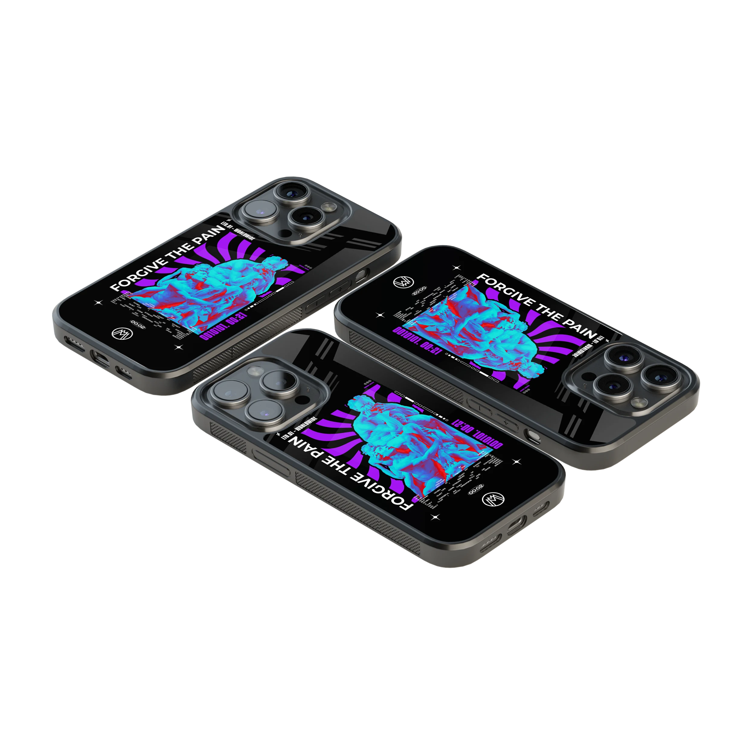Luxury Glass Back Mobile Cover for iPhone, Samsung Galaxy, OnePlus, Pixel, Redmi & More