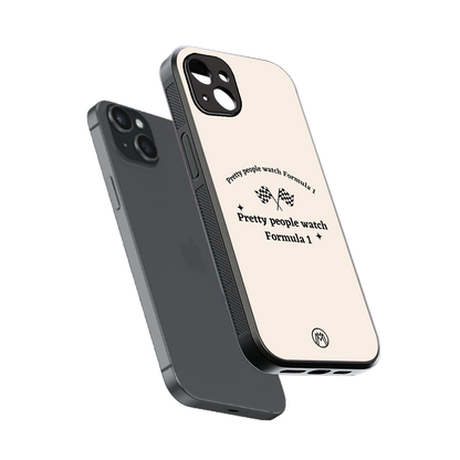 formula 1 back phone cover | glass case for iphone 14 plus