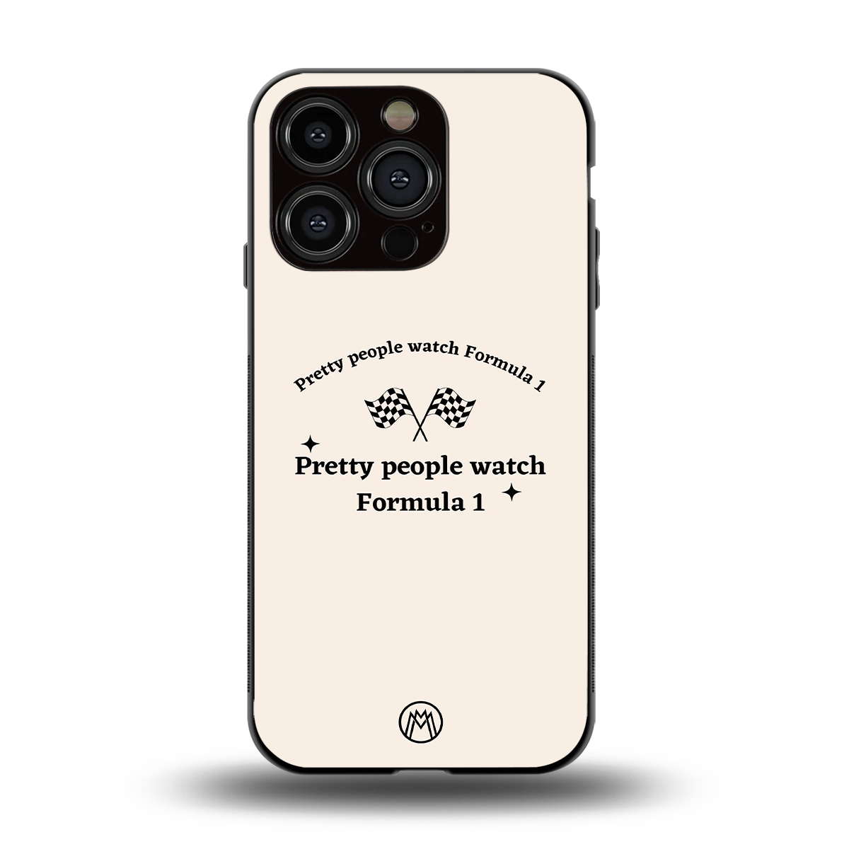 formula 1 back phone cover | glass case for iphone 15 pro