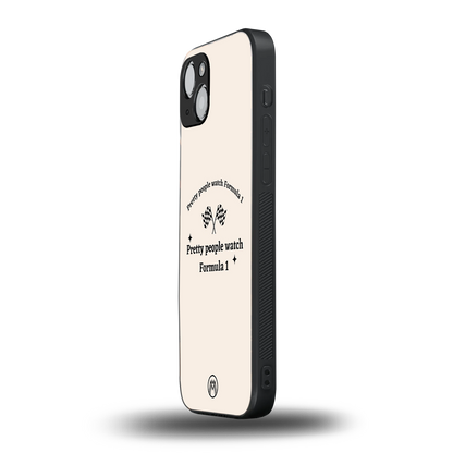 formula 1 back phone cover | glass case for iphone 15
