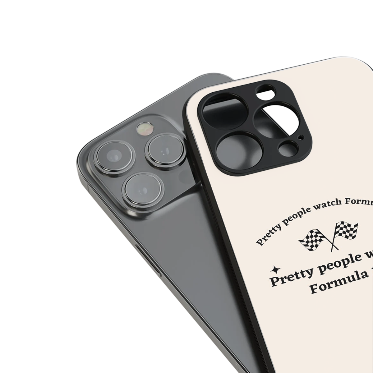 formula 1 back phone cover | glass case for iphone 16 pro