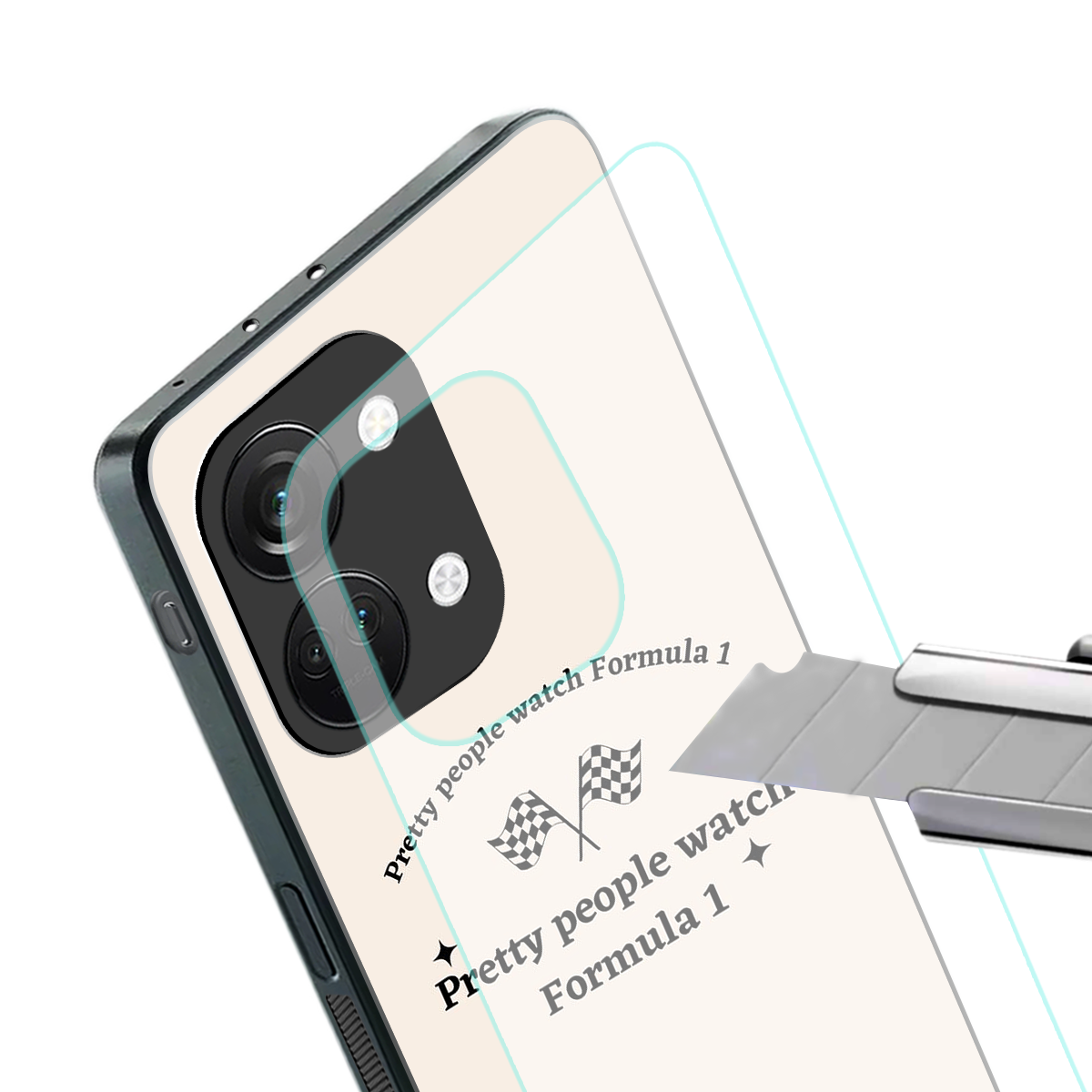 formula 1 back phone cover | glass case for oneplus nord 3