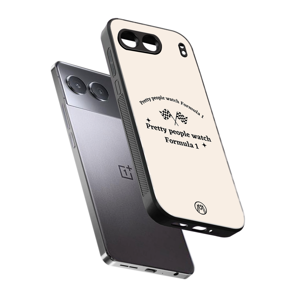 formula 1 back phone cover | glass case for oneplus nord 4