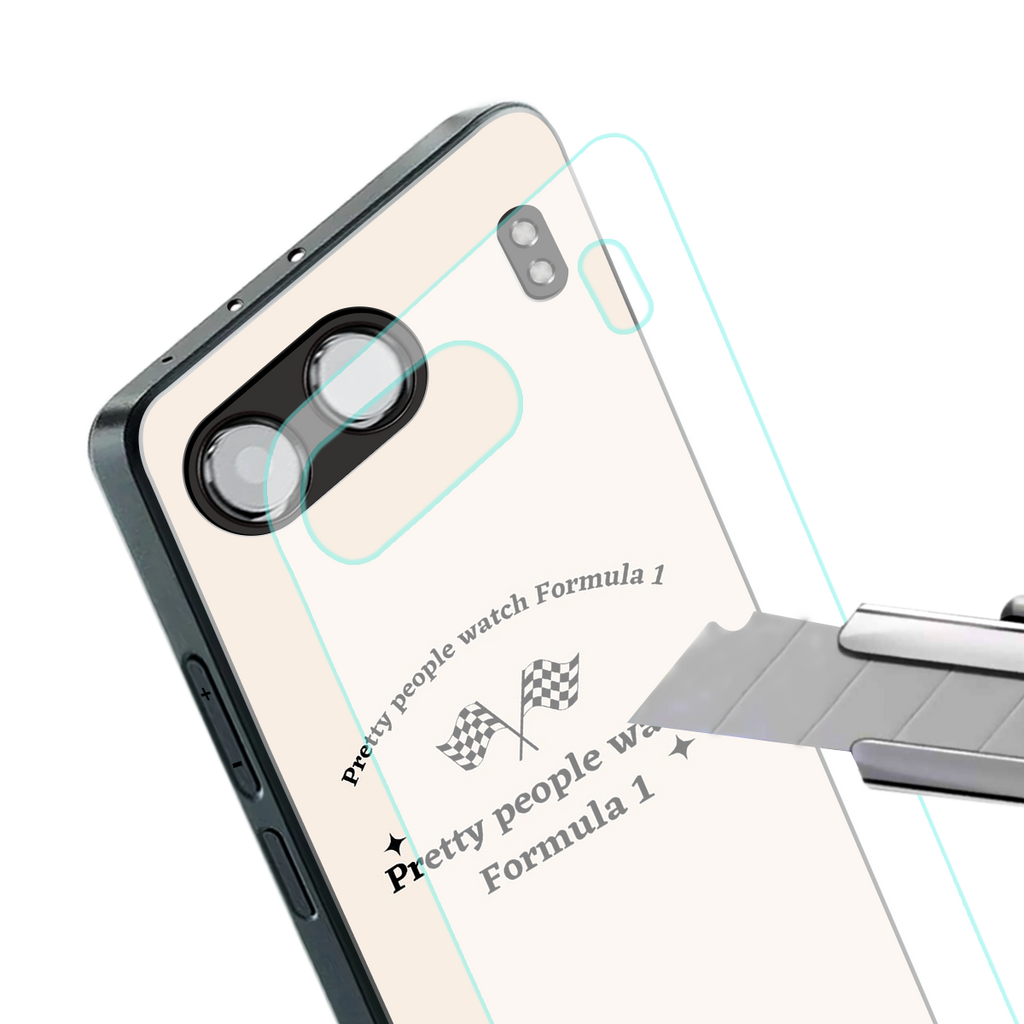formula 1 back phone cover | glass case for oneplus nord 4