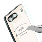 formula 1 back phone cover | glass case for oneplus nord 4