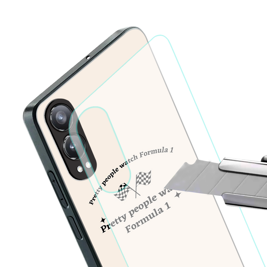 formula 1 back phone cover | glass case for oneplus nord ce 4 lite