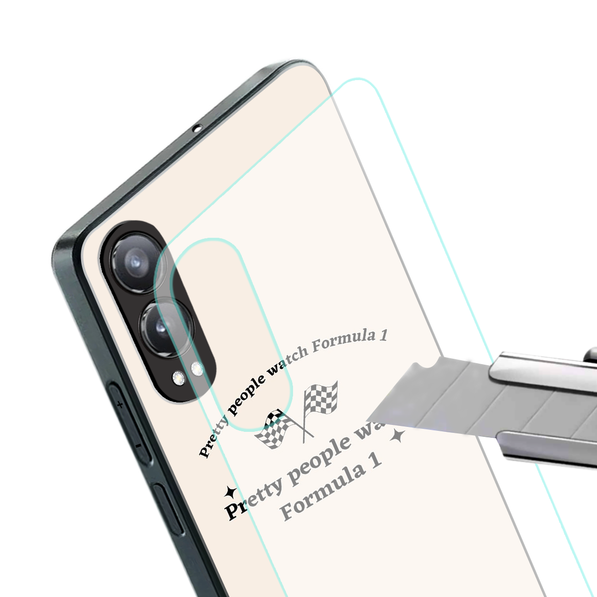 formula 1 back phone cover | glass case for oneplus nord ce 4 lite