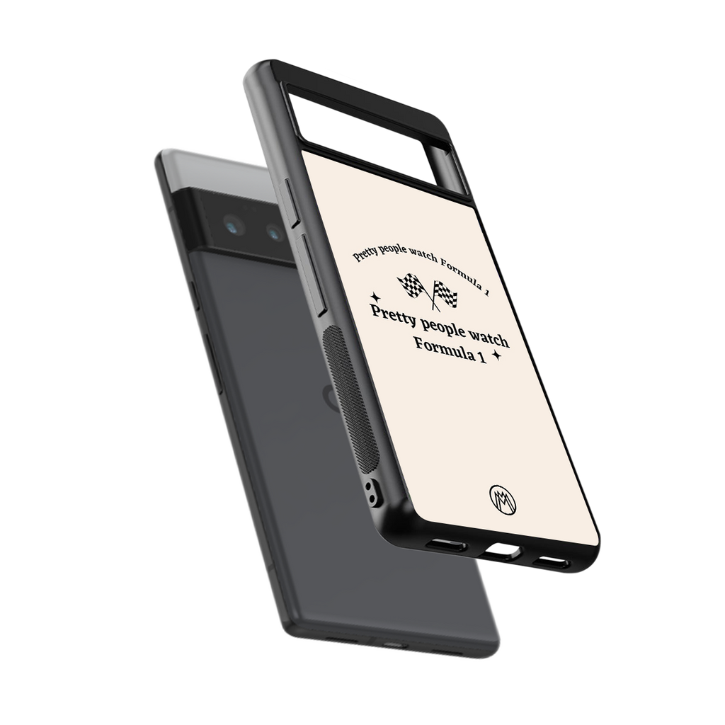formula 1 back phone cover | glass case for google pixel 6 pro
