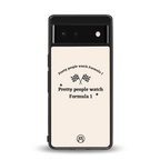 formula 1 back phone cover | glass case for google pixel 6