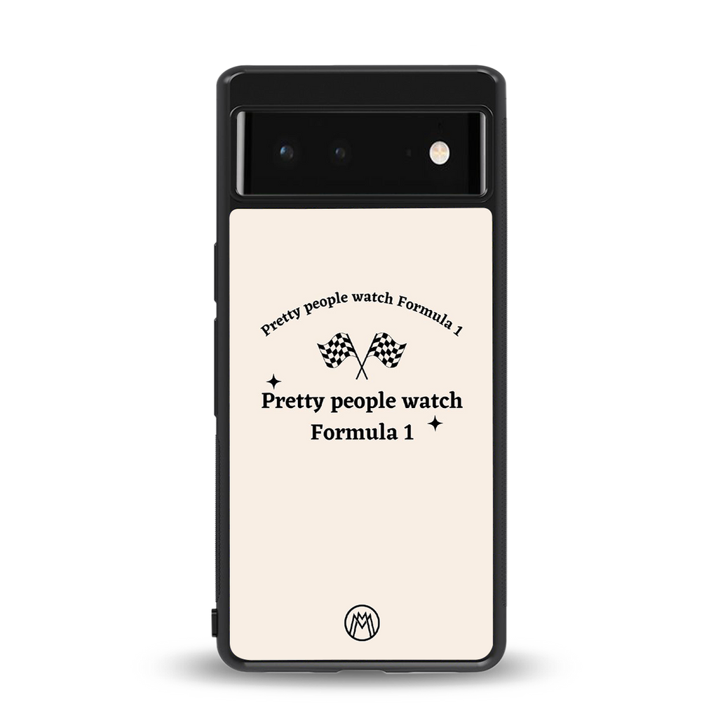 formula 1 back phone cover | glass case for Google Pixel 6A