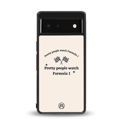 formula 1 back phone cover | glass case for Google Pixel 6A