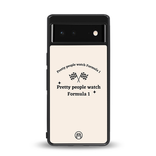 formula 1 back phone cover | glass case for Google Pixel 6A