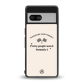 formula 1 back phone cover | glass case for Google Pixel 7