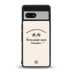 formula 1 back phone cover | glass case for Google Pixel 7