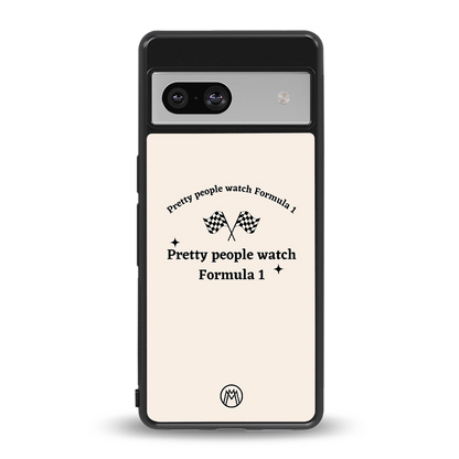 formula 1 back phone cover | glass case for Google Pixel 7
