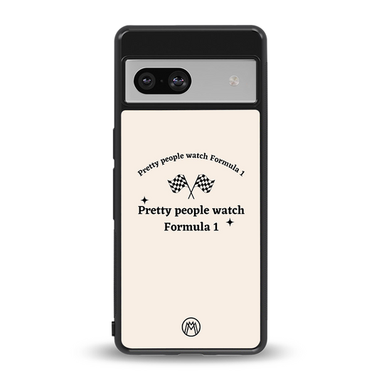 formula 1 back phone cover | glass case for Google Pixel 7