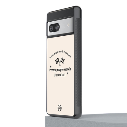 formula 1 back phone cover | glass case for Google Pixel 7A