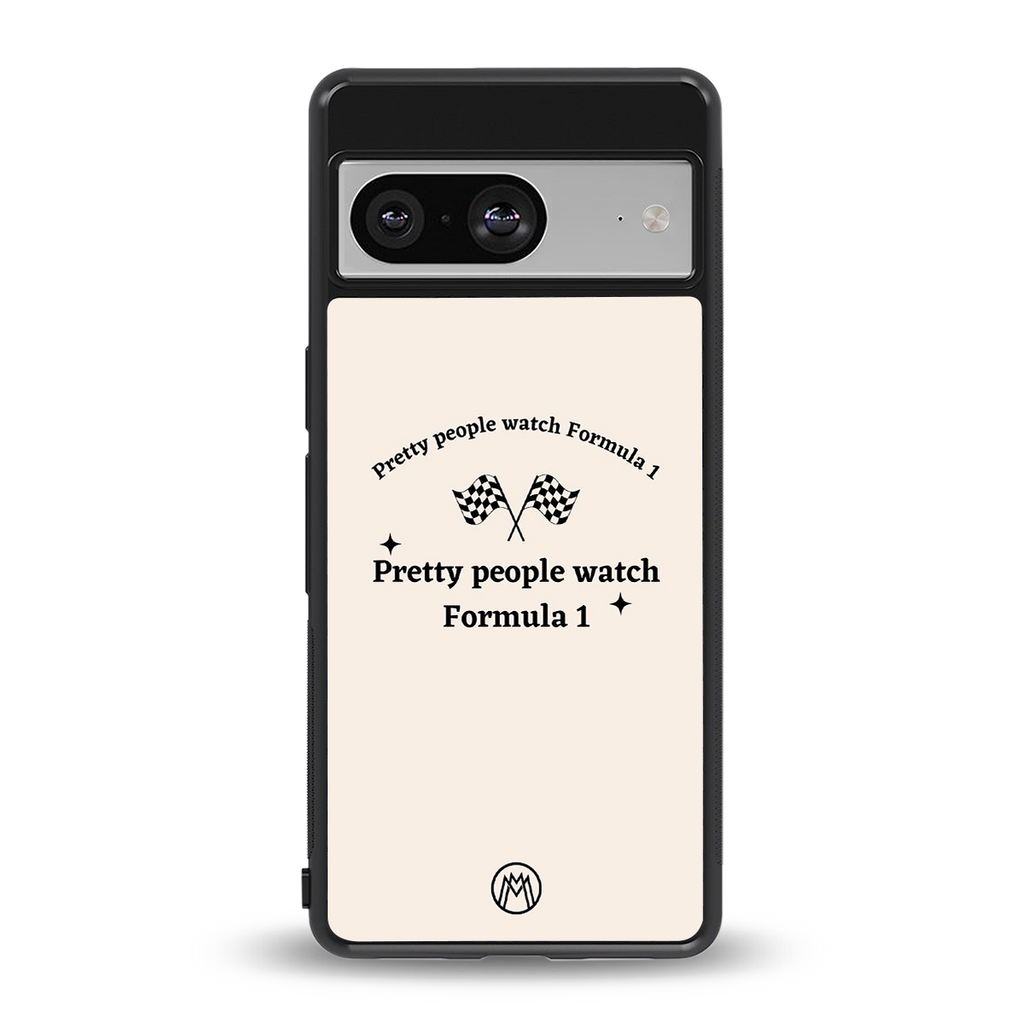formula 1 back phone cover | glass case for Google Pixel 8