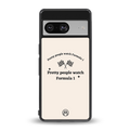 formula 1 back phone cover | glass case for Google Pixel 8