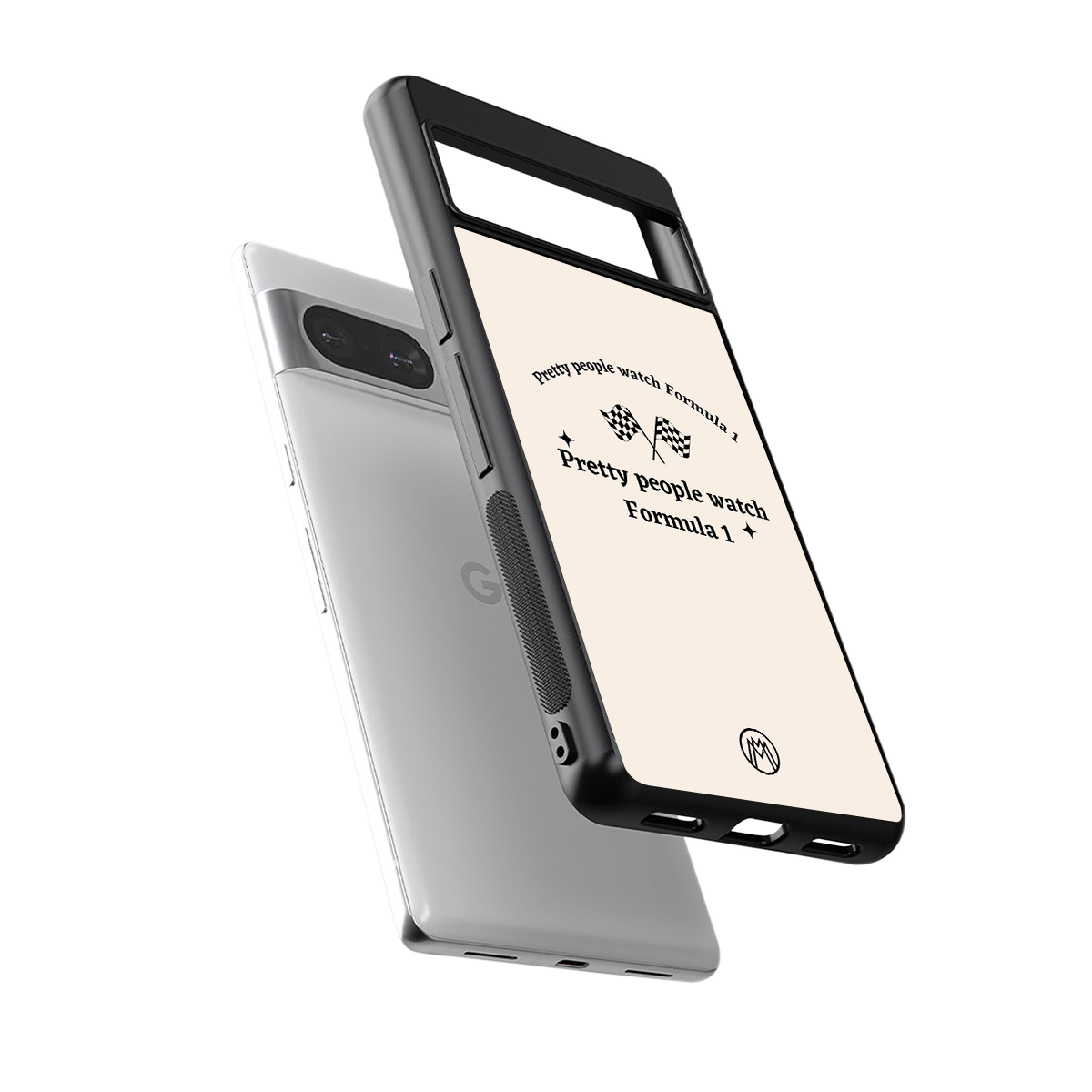 formula 1 back phone cover | glass case for Google Pixel 8