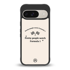 formula 1 back phone cover | glass case for google pixel 9