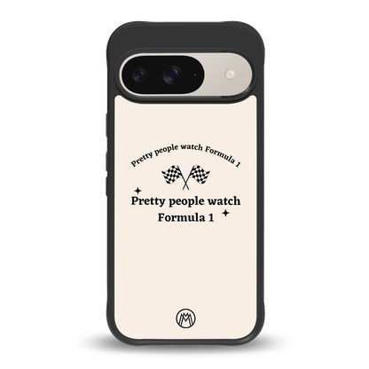 formula 1 back phone cover | glass case for google pixel 9