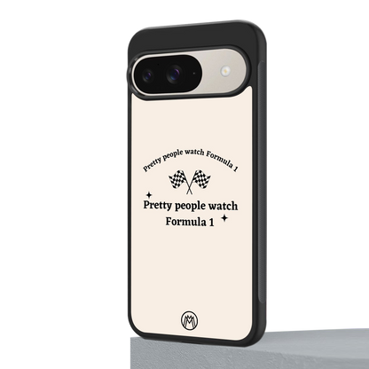 formula 1 back phone cover | glass case for google pixel 9