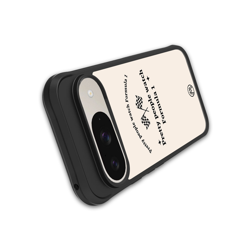 formula 1 back phone cover | glass case for google pixel 9