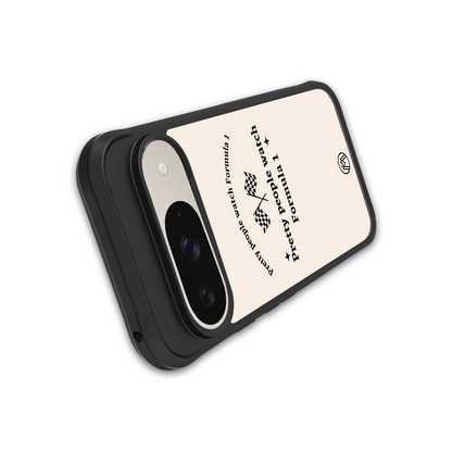 formula 1 back phone cover | glass case for google pixel 9