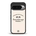 formula 1 back phone cover | glass case for google pixel 9 pro