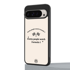 formula 1 back phone cover | glass case for google pixel 9 pro