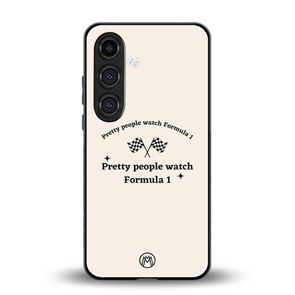 formula 1 back phone cover | glass case for samsung galaxy s24 fe
