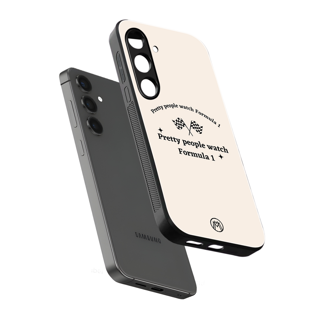 formula 1 back phone cover | glass case for samsung galaxy s25