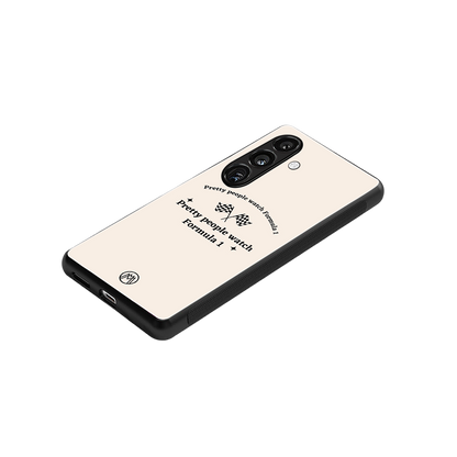 formula 1 back phone cover | glass case for samsung galaxy s24 fe