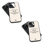 Trendy Glass Back Mobile Case for iPhone, Samsung, Redmi, OnePlus, Google Pixel, Motorola