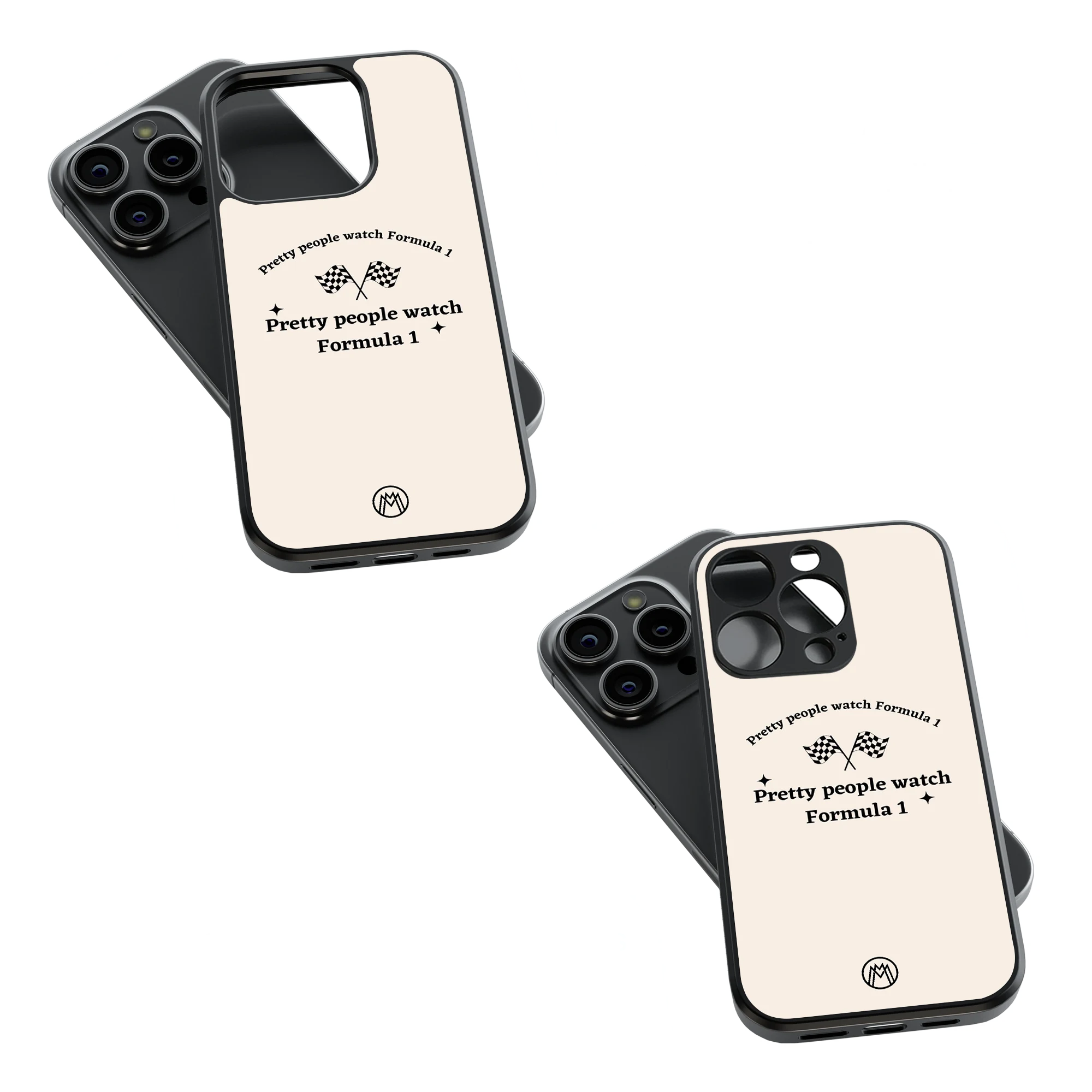 Trendy Glass Back Mobile Case for iPhone, Samsung, Redmi, OnePlus, Google Pixel, Motorola