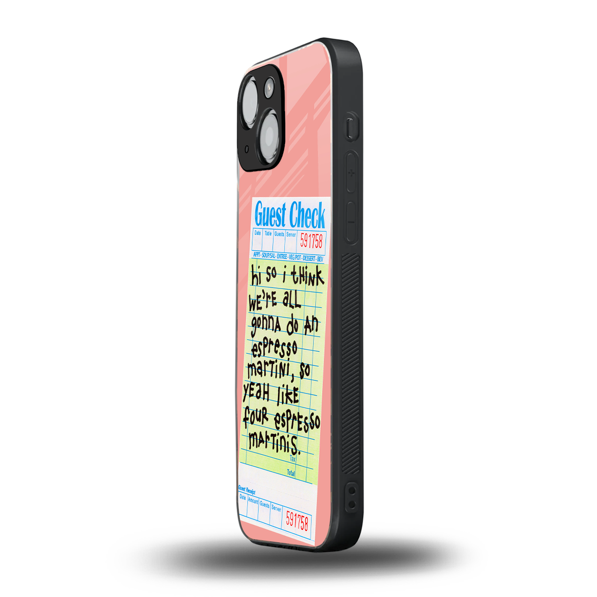 four espresso martinis back phone cover | glass case for iphone 13 mini
