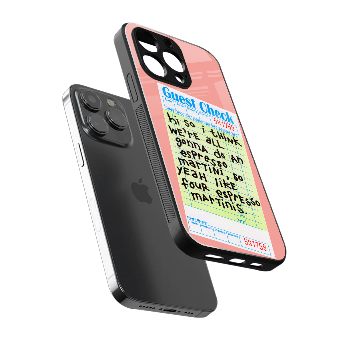 four espresso martinis back phone cover | glass case for iphone 14 pro max