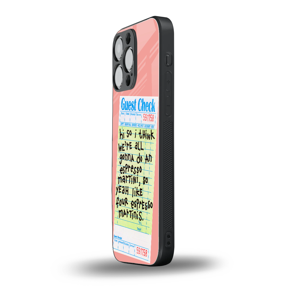 four espresso martinis back phone cover | glass case for iphone 14 pro max