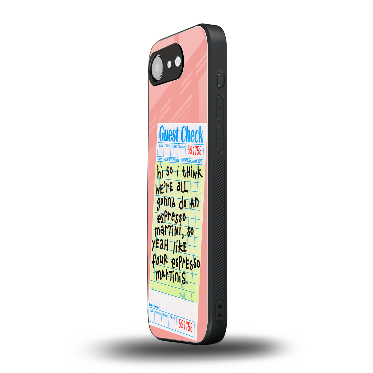 four espresso martinis back phone cover | glass case for iphone 16e