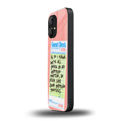 four espresso martinis back phone cover | glass case for nothing phone 1