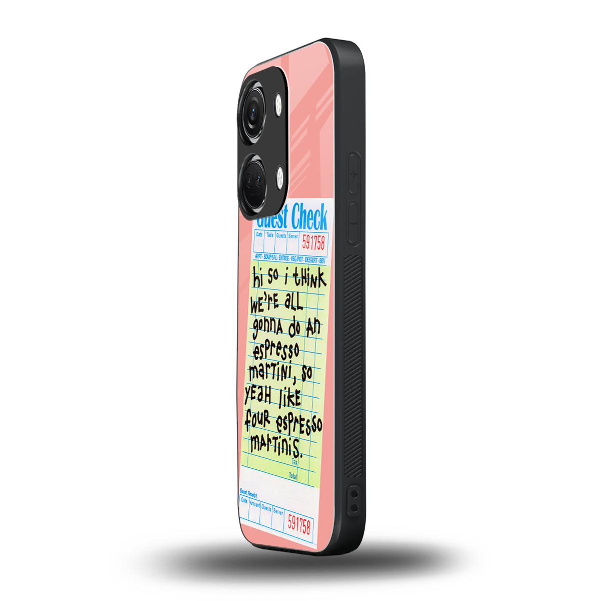 four espresso martinis back phone cover | glass case for oneplus nord 3
