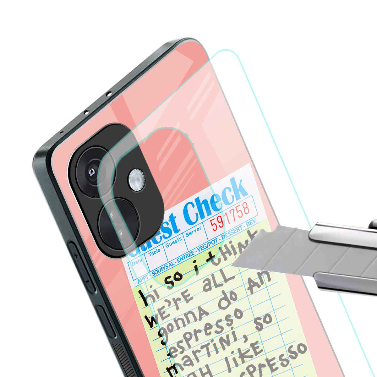 four espresso martinis back phone cover | glass case for oneplus nord ce 3