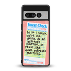 four espresso martinis back phone cover | glass case for google pixel 7 pro
