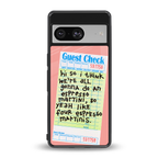 four espresso martinis back phone cover | glass case for Google Pixel 8